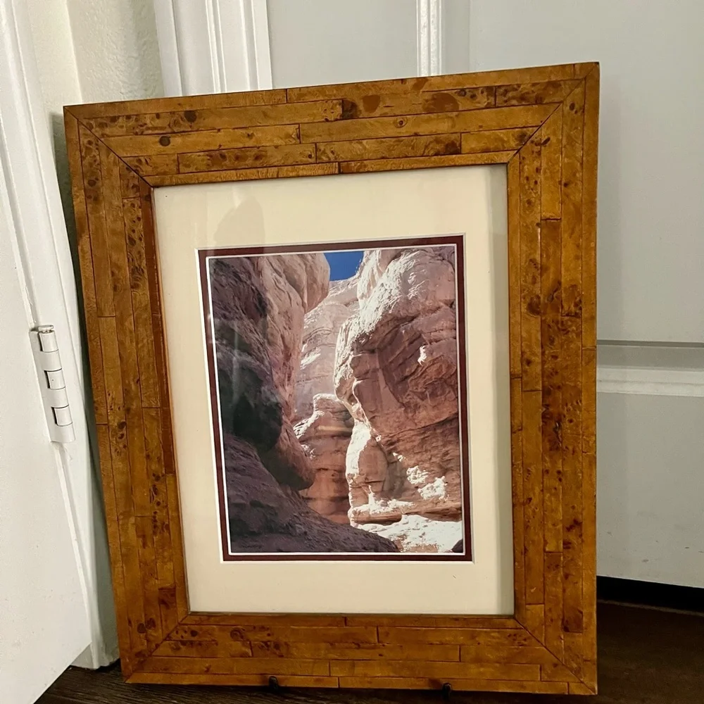 Rustic Brown Wooden Picture Frame 15/18 inch